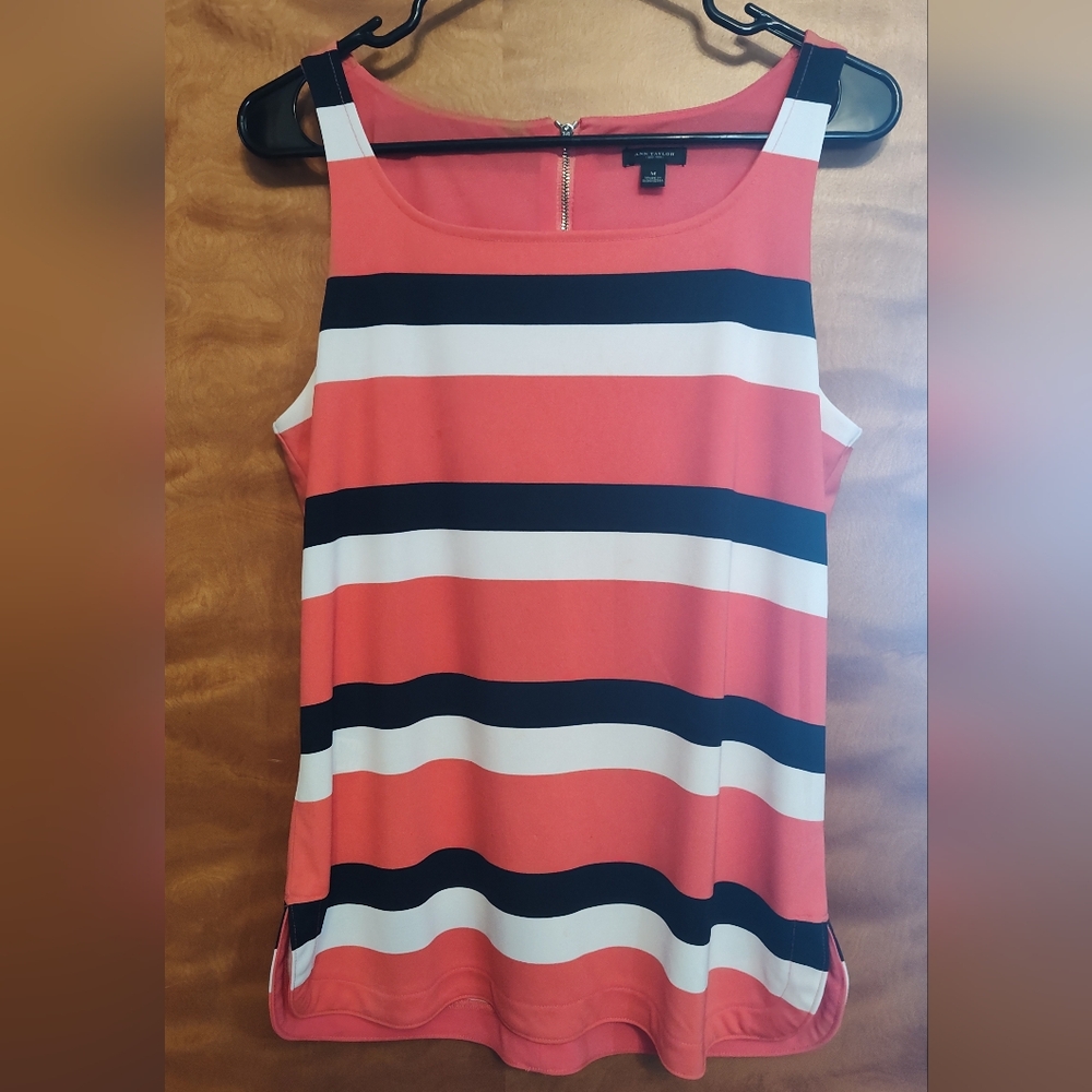 Ann Taylor Vibrant Coral Top